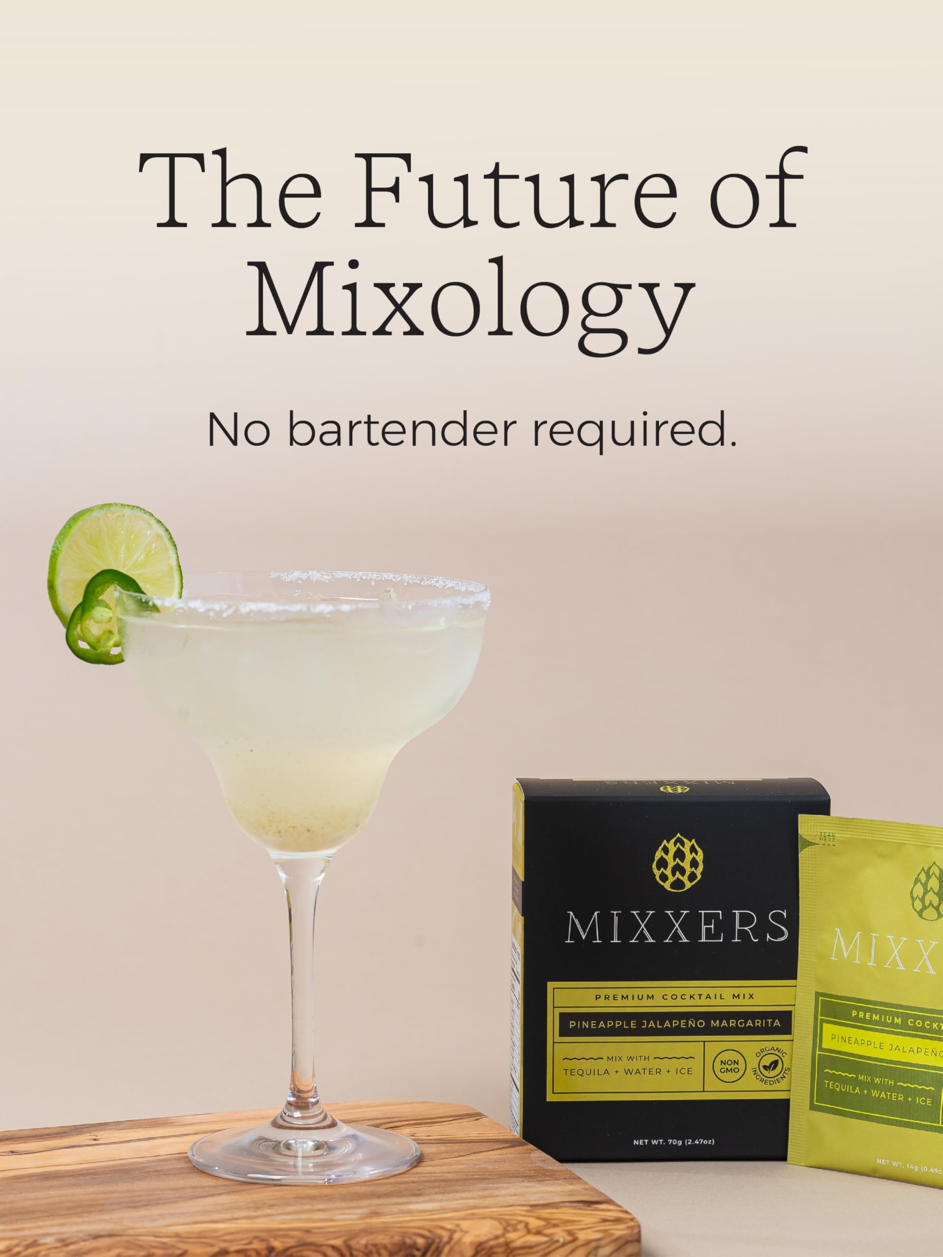Mixxers product label and ingredient list showing transparency and cleaner formula benefit
