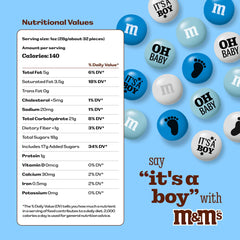M&M’S WORLD close-up of printed candies showing footprints and clarity for decorative use