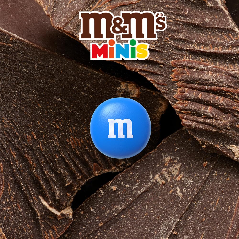 M&M's close-up of candy shell texture highlighting crisp coating and color