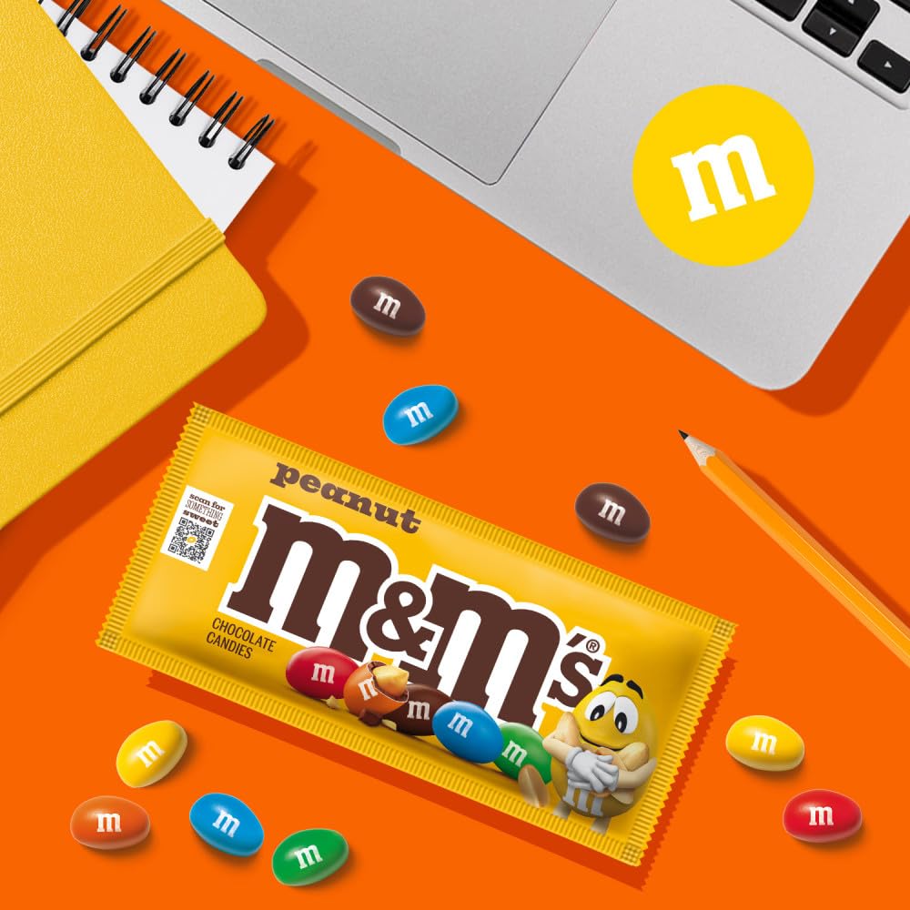 Party bowl filled with M&M'S Peanut bags, easy distribution at events benefit