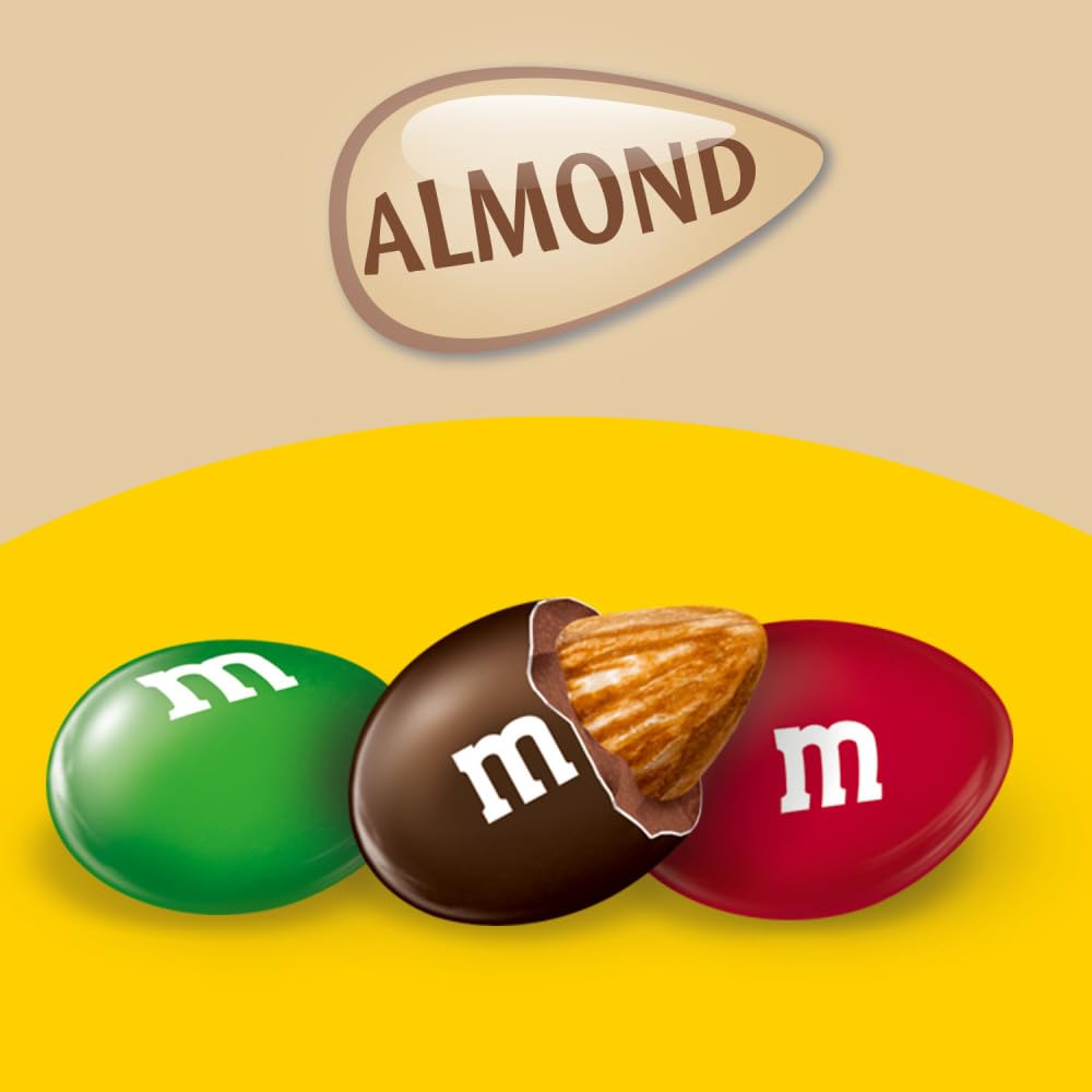 M&M's single 2.83 oz pouch top view emphasizing sealed freshness and portability