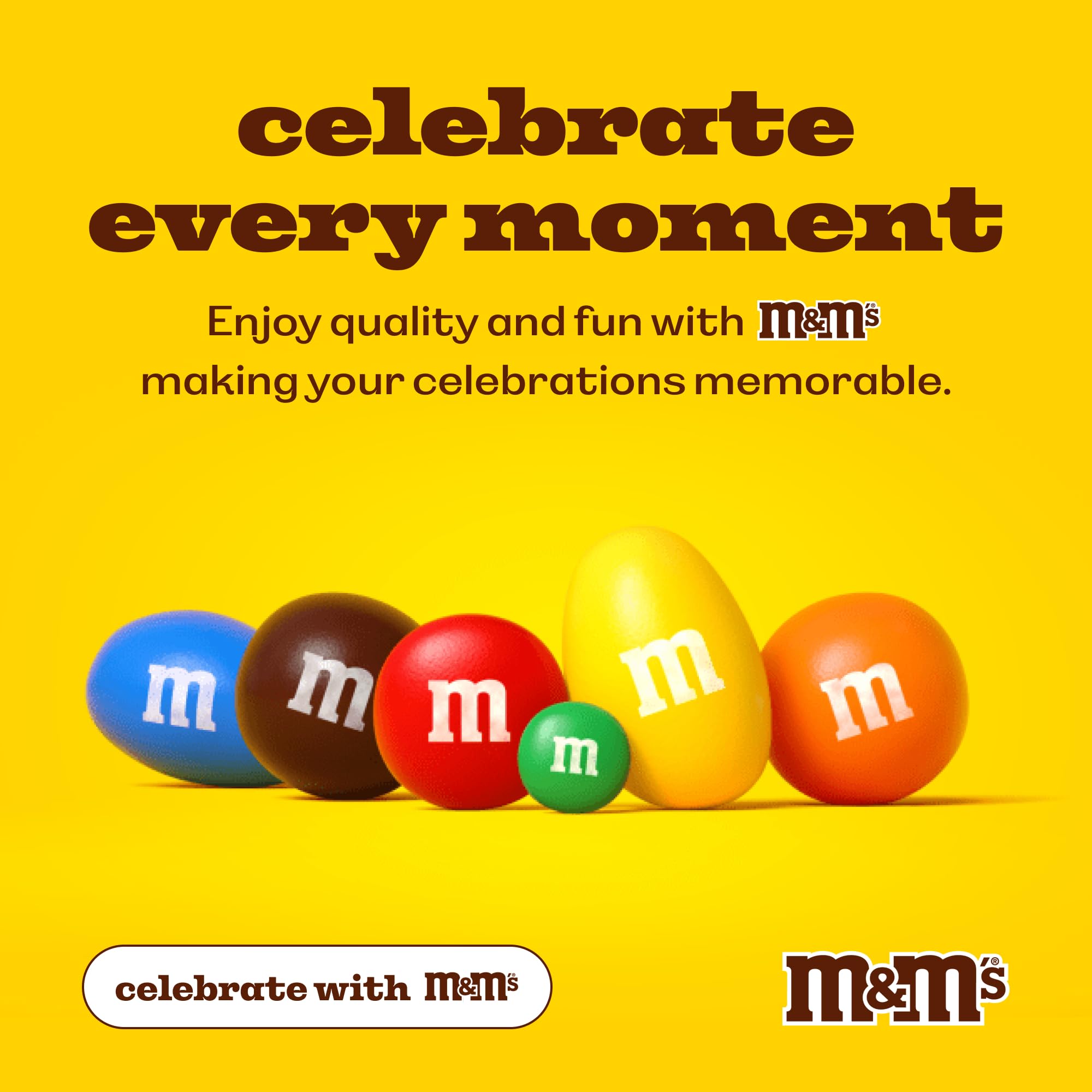 M&M’S WORLD label and nutrition panel view showing product transparency and info