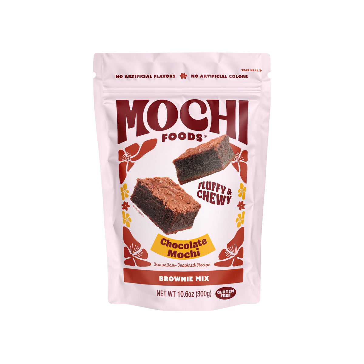 Mochi Foods front packaging showing product and quick-prep benefit