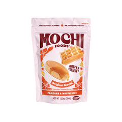 Mochi Foods front packaging showing gluten-free Hawaiian mix benefits