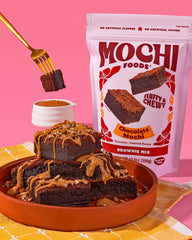Bowl of Mochi Foods mix powder highlighting simple pantry-ready benefit