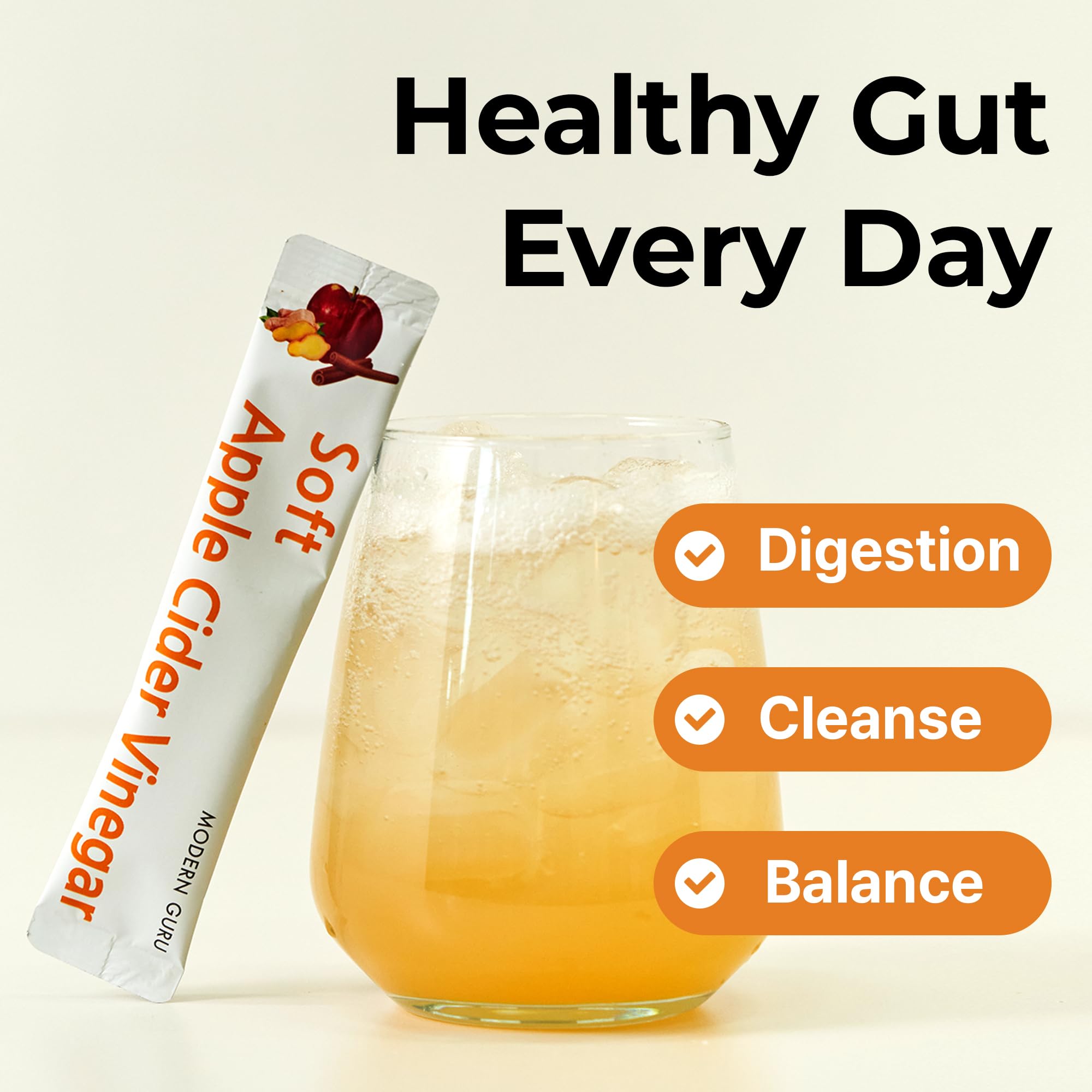MODERN GURU single stick close-up highlighting portable single-serve convenience