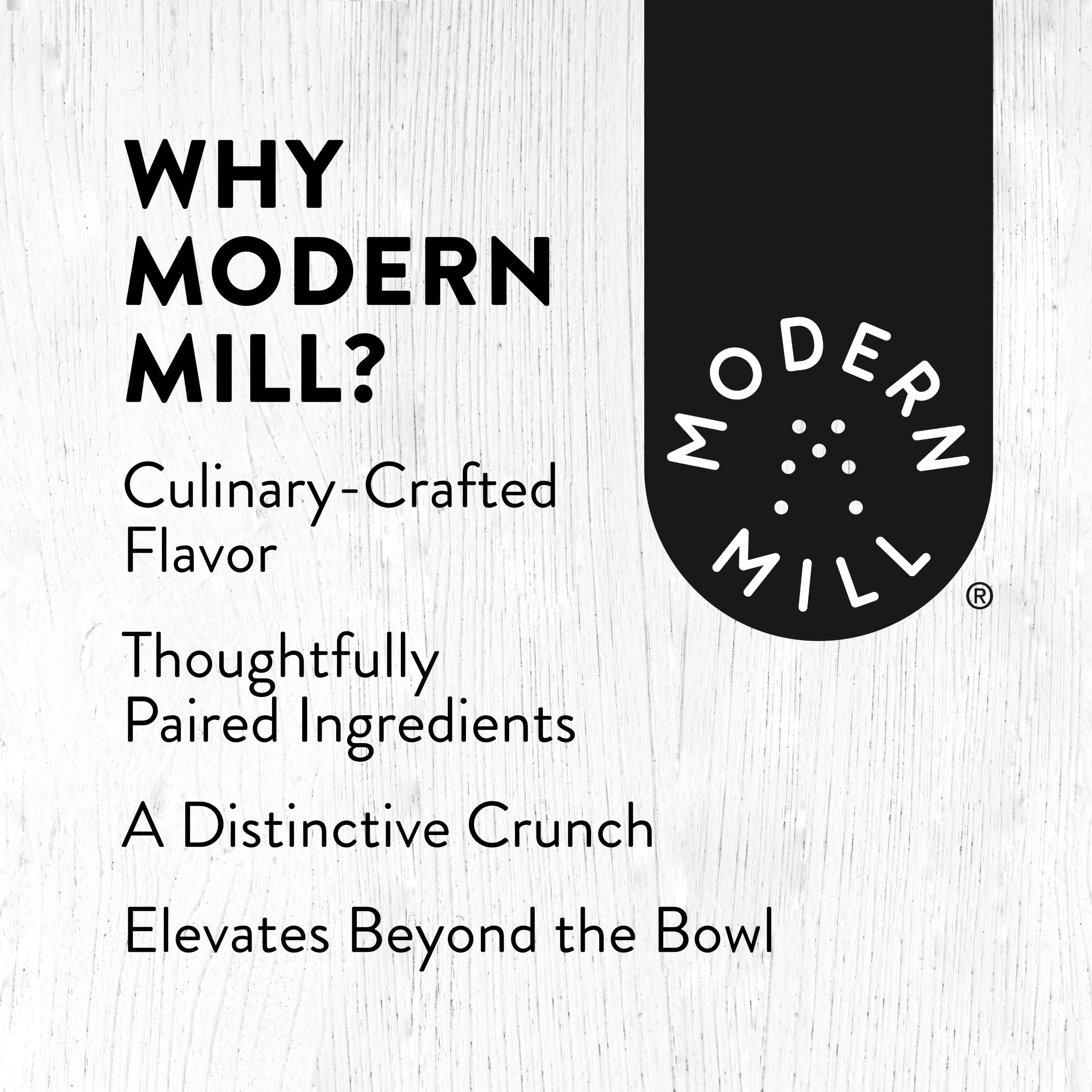 Modern Mill mixed into muffin batter to boost flavor and add natural sweetness