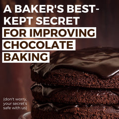 MODERN MOUNTAIN being stirred into brownie batter to deepen chocolate flavor