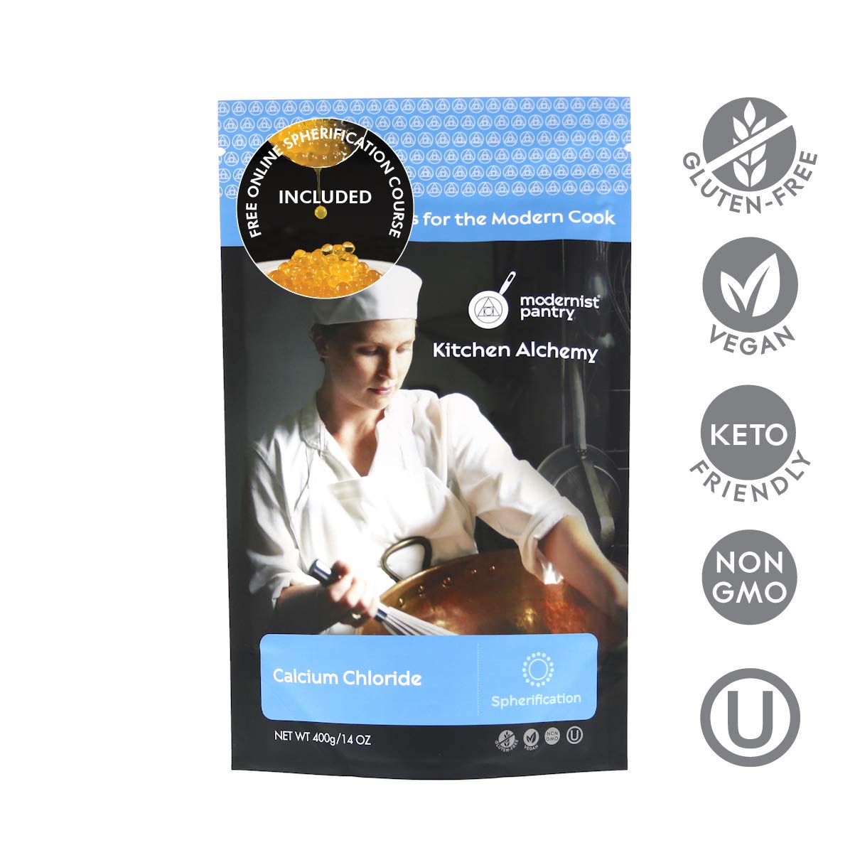Modernist Pantry powder close-up texture for precise measuring and quality