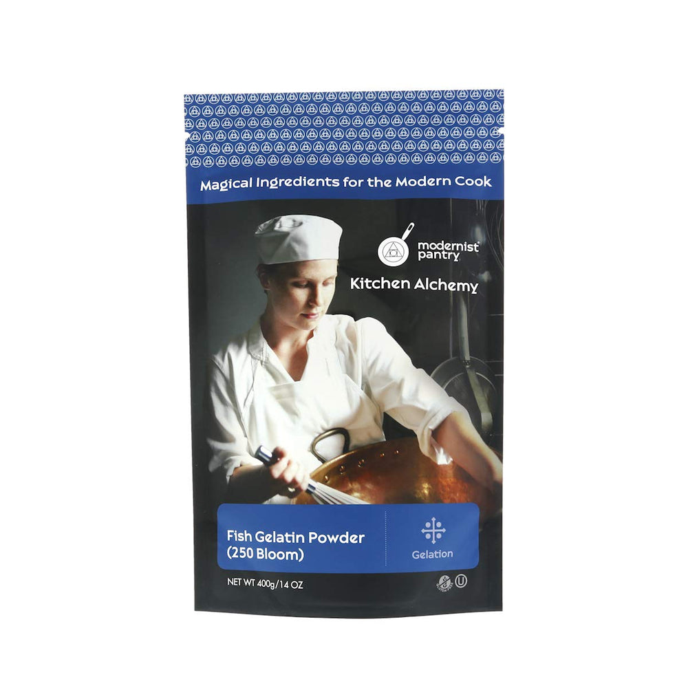 Modernist Pantry front packaging showing 400g pouch and kosher certification benefit