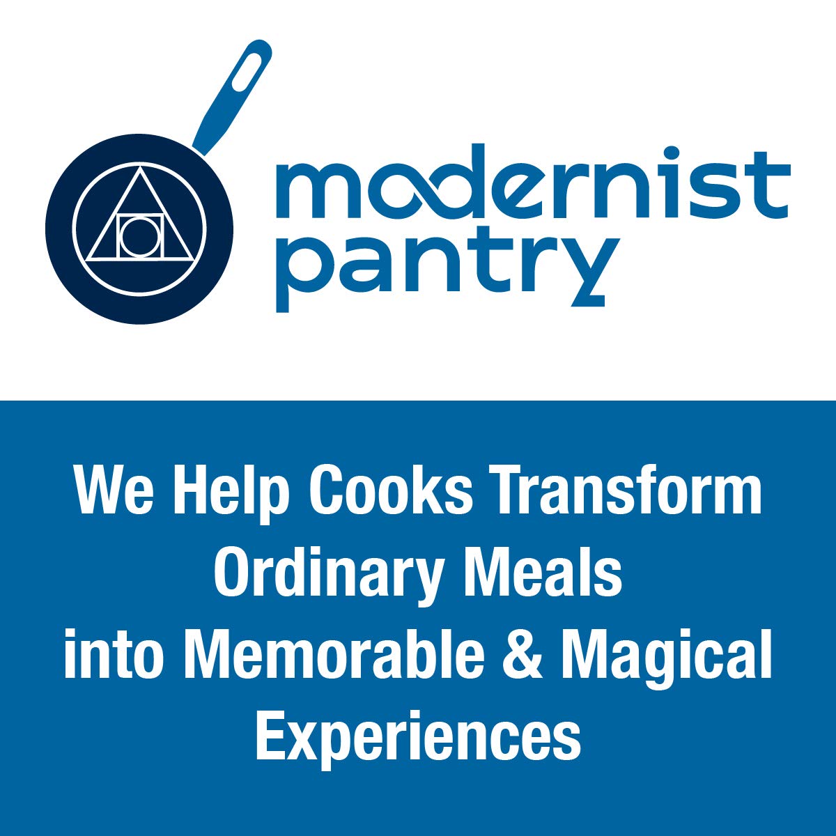 Modernist Pantry pouch next to a kitchen scale highlighting 400g quantity and value