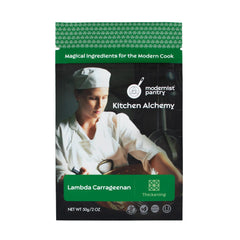 Modernist Pantry pouch front view showing product and certification benefits