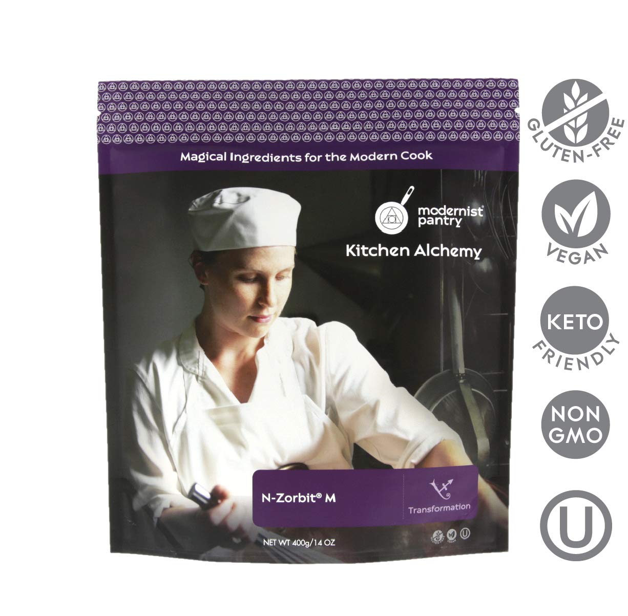 Modernist Pantry N‑Zorbit powder closeup revealing fine texture for smooth stabilizing