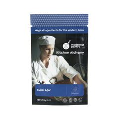 Modernist Pantry front packaging showing 50g pouch and product labeling benefit: trusted certification