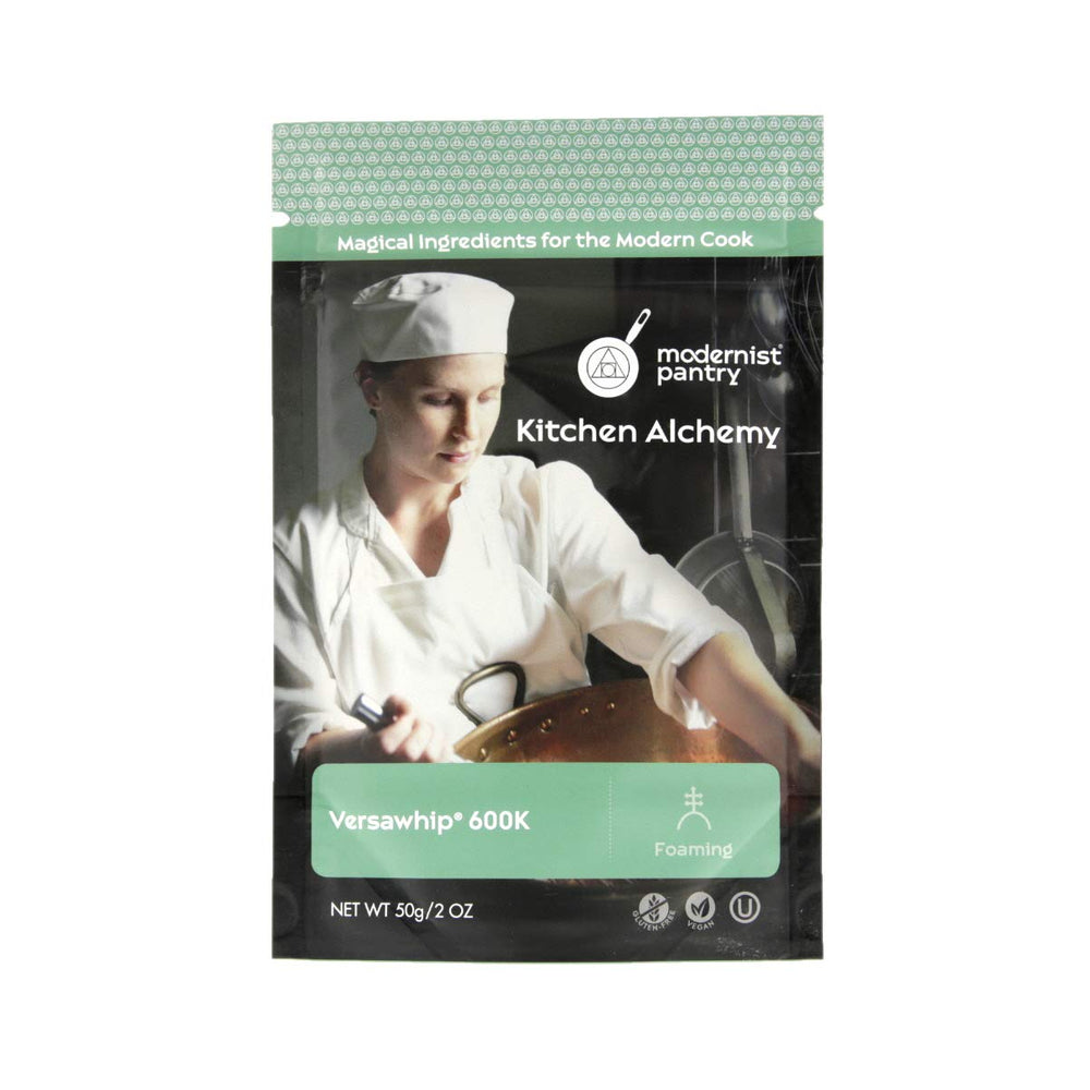 Modernist Pantry VersaWhip pouch front view showing product and benefit of dependable whipping