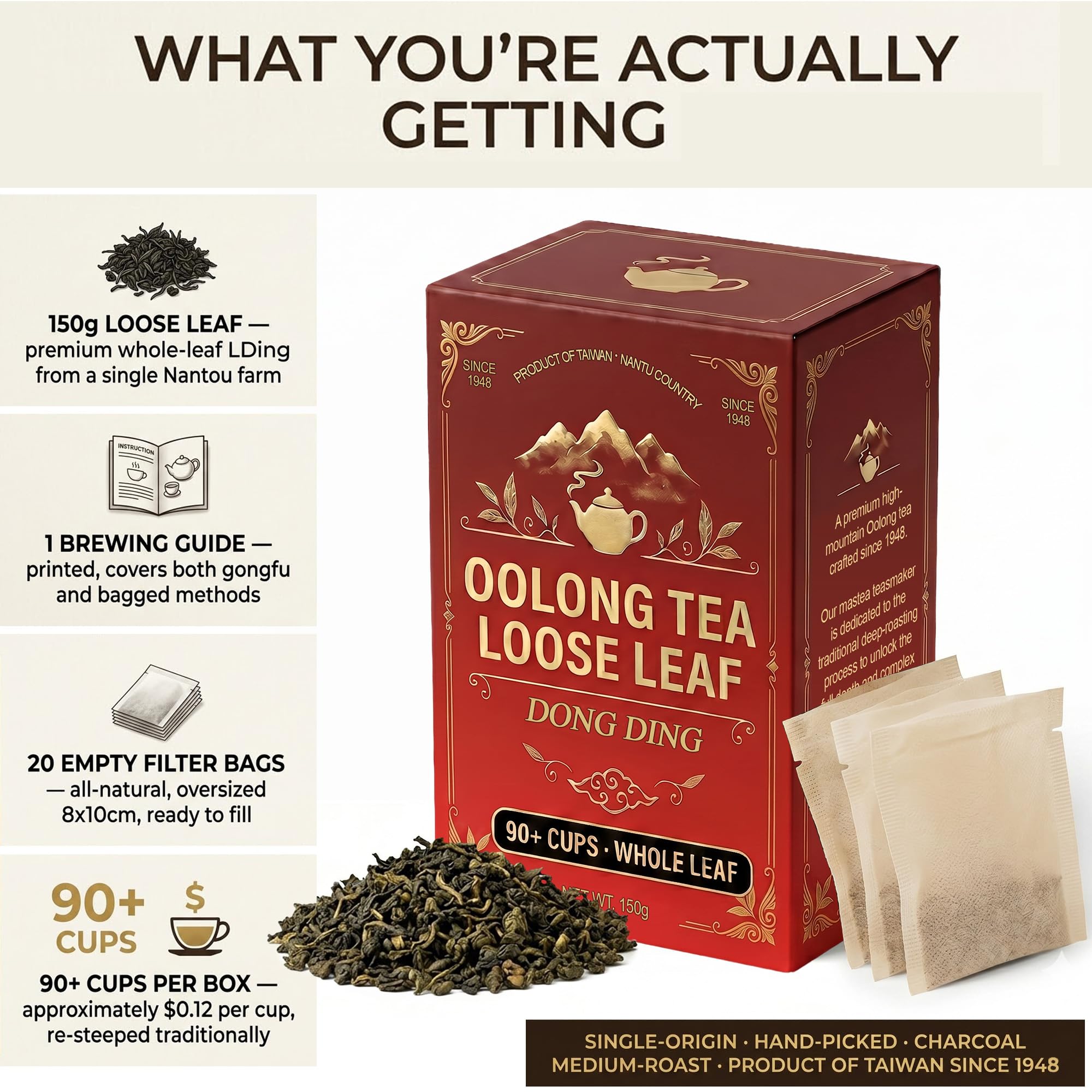 MODERNOIKOS 150g packet beside a scale to show authentic package weight