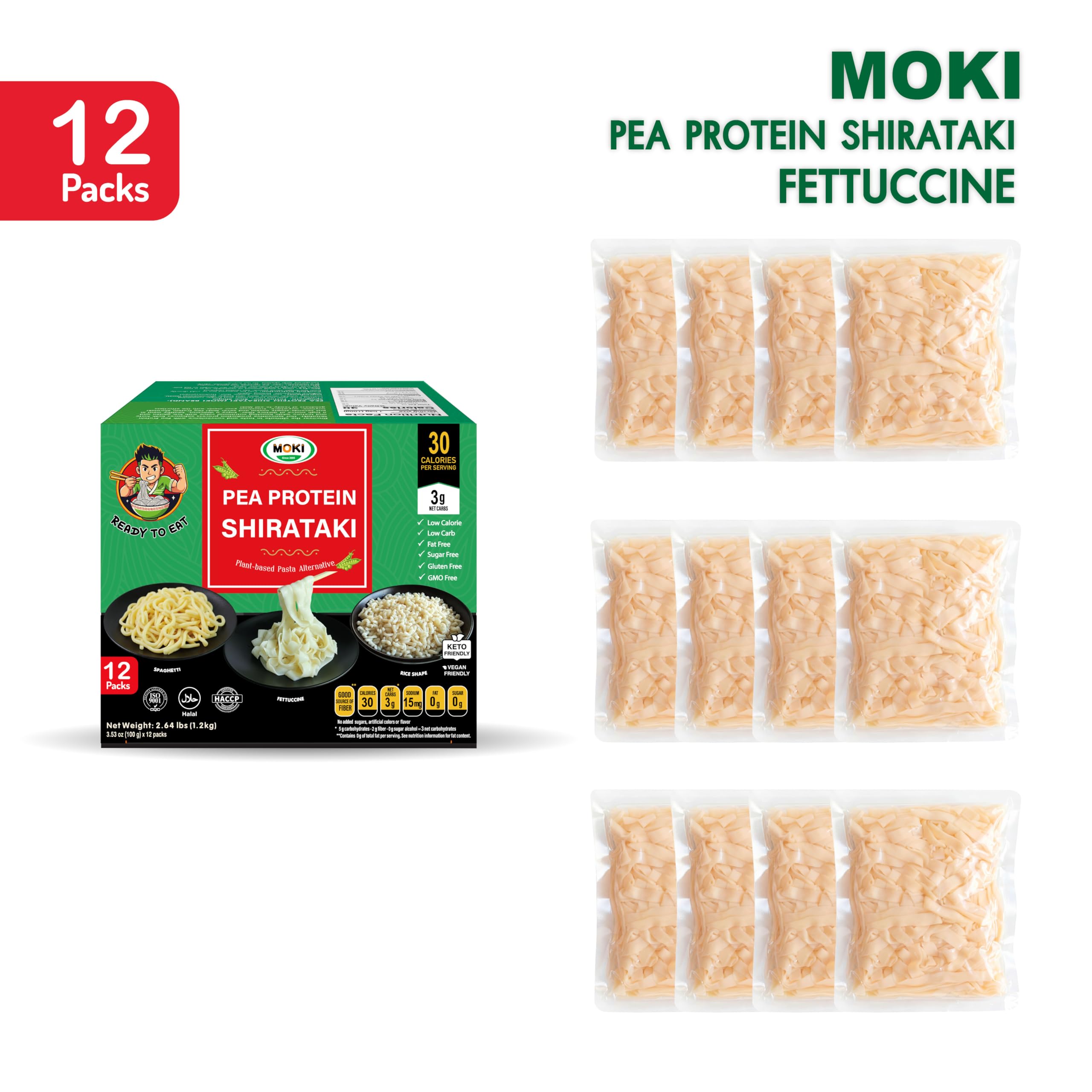 MOKI pouch open and drained ready to heat for quick meals
