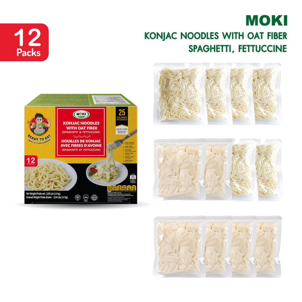 MOKI opened pack of noodles ready to rinse for faster meal prep