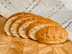 Molibake sliced loaf on board demonstrating soft crumb and texture