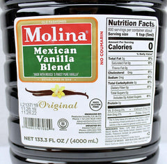 Molina vanilla used in baking bowl to show consistent flavor in large batches benefit