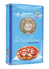 Molino Dallagiovanna front packaging showing 5kg bag and brand benefits