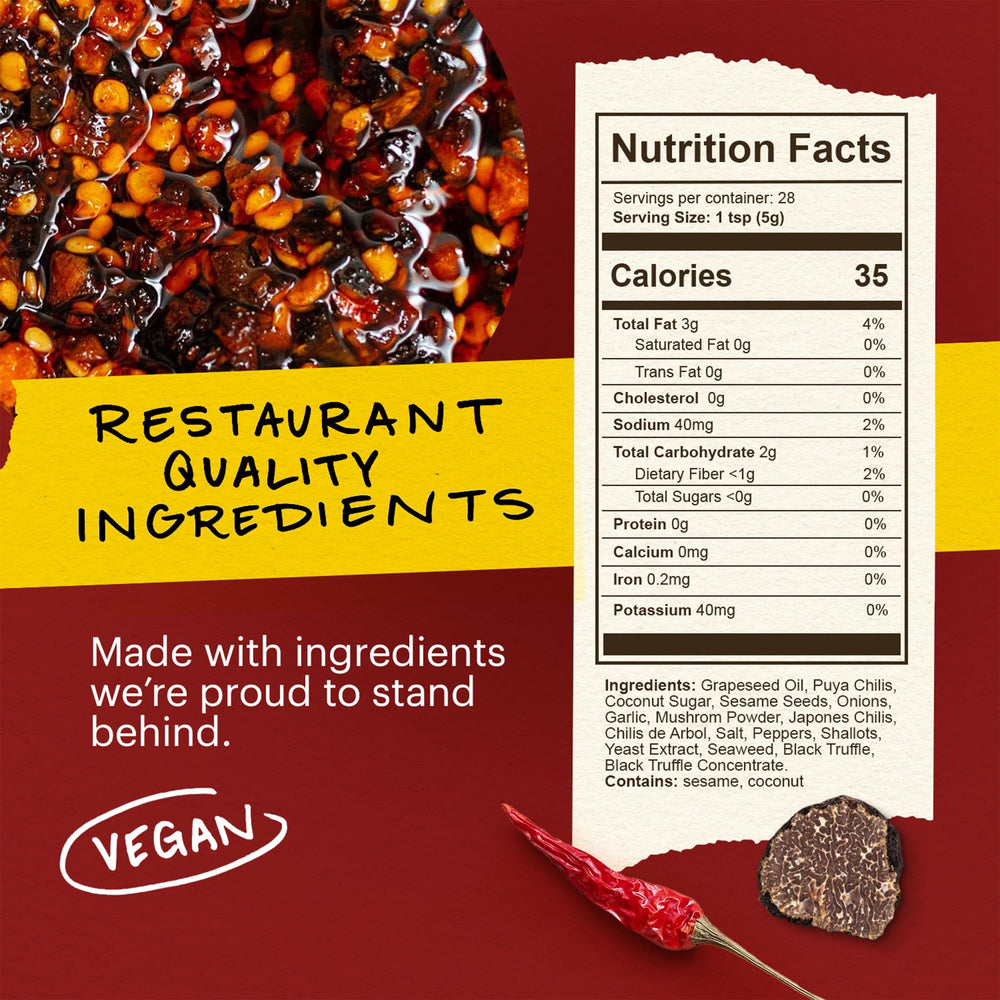 clear product label and David Chang branding, Momofuku assures chef-quality taste