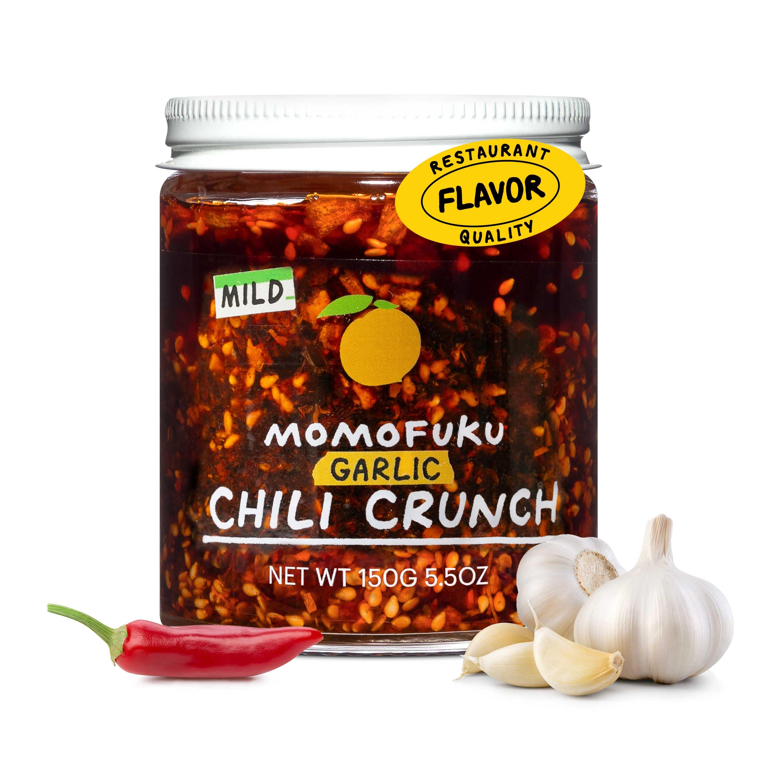 MOMOFUKU jar front packaging showing label and size, highlights premium condiment
