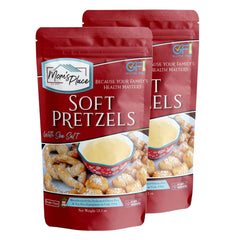 Mom's Place front packaging showing mix pouch and sea salt, highlighting convenience