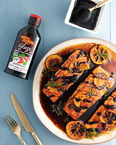 Monari Federzoni glaze finishing grilled vegetables showing caramelized enhancement