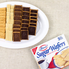 Mondelez Global Biscos on a plate beside coffee to show pairing and casual serving idea