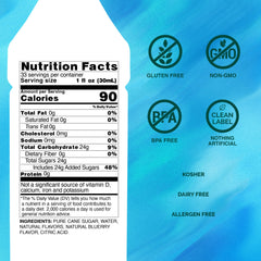 Monin blueberry syrup close-up texture highlighting thickness and mixability benefit