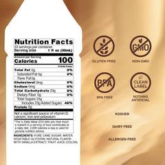 Monin BPA-free pump and cap detail offering clean dispensing and portion control benefit