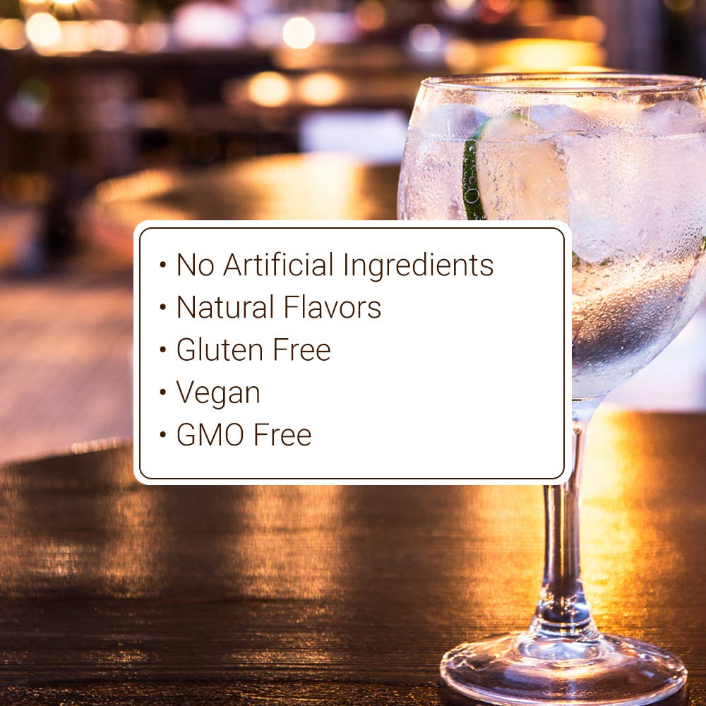 Monin syrup garnished with pomegranate seeds showing visual appeal benefit