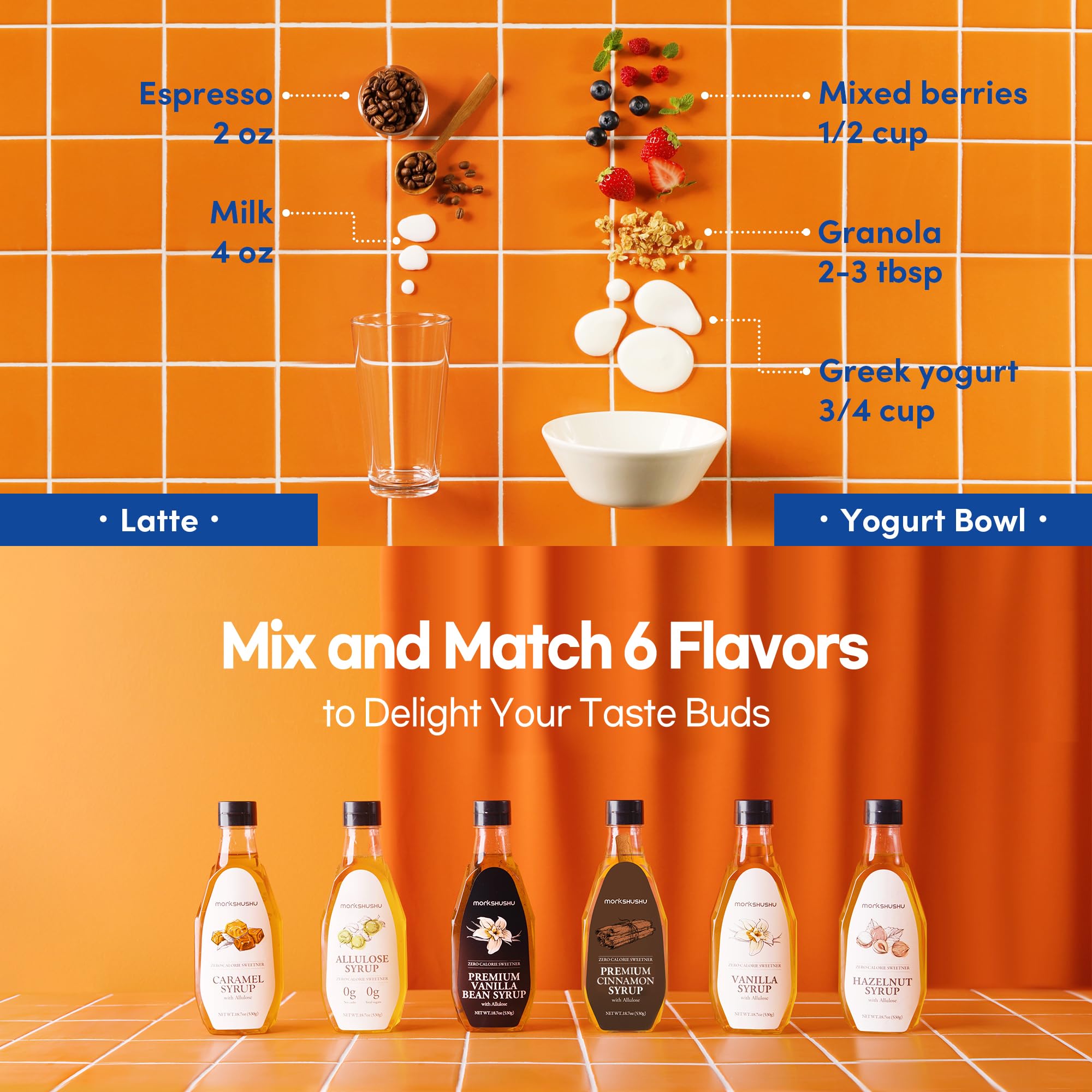 MONKSHUSHU ingredients label detail showing natural sweeteners and clarity