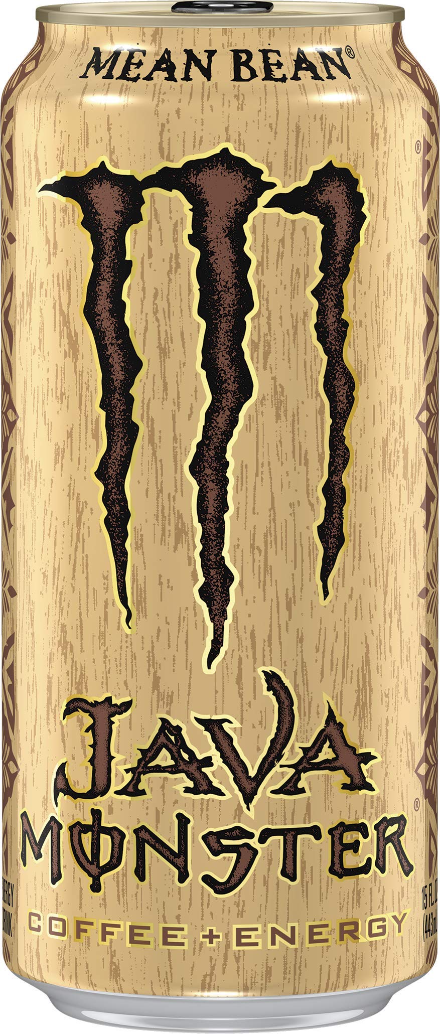 Monster close-up of vanilla bean label highlighting flavor and appeal