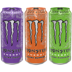 Monster Ultra can in hand ready to drink demonstrating portable energy