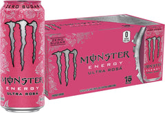 Monster Ultra Rosa front can showing label and crisp design for quick recognition