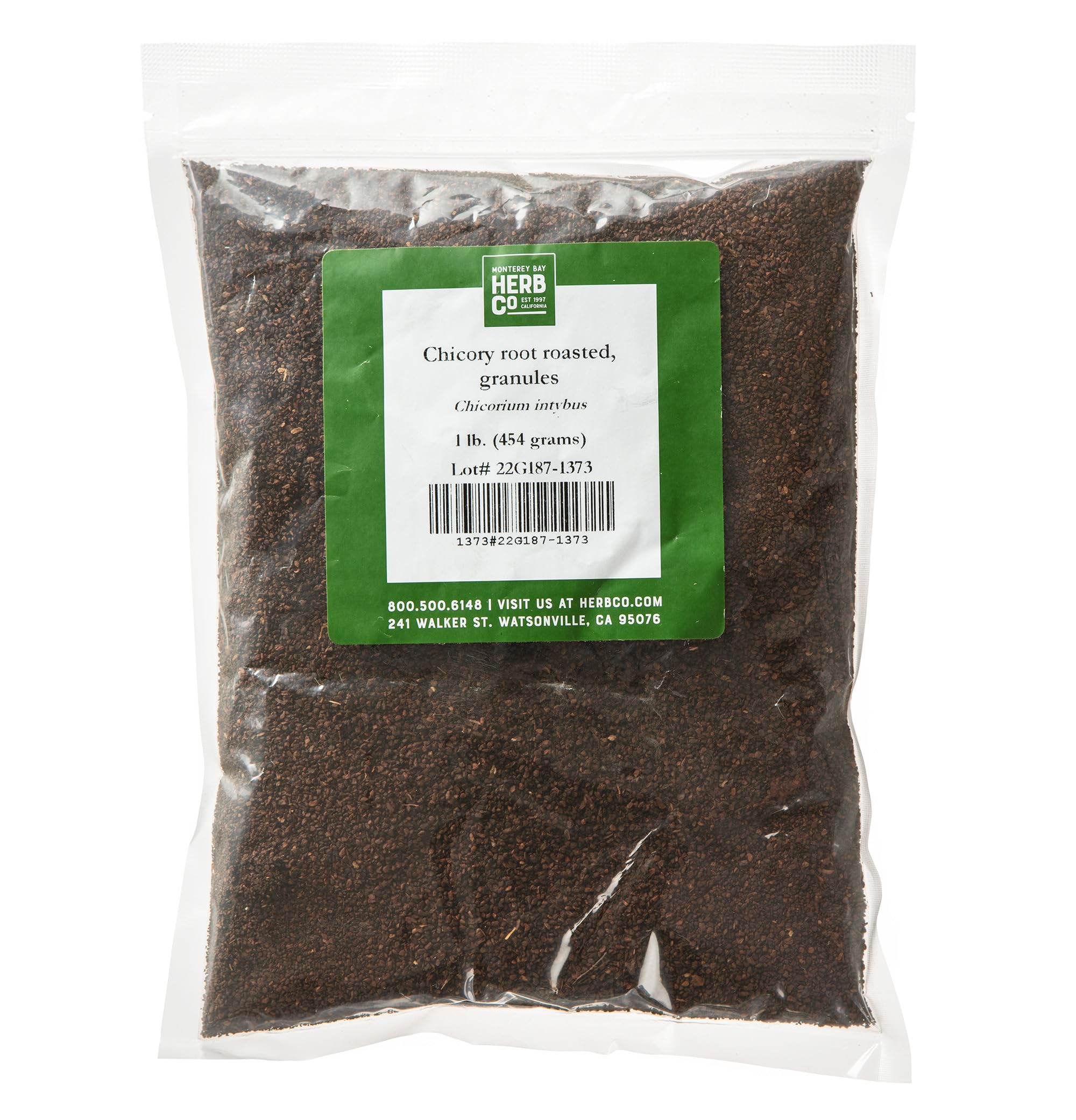MONTEREY BAY HERB CO front packaging showing 1 lb bag and brand for pantry organization