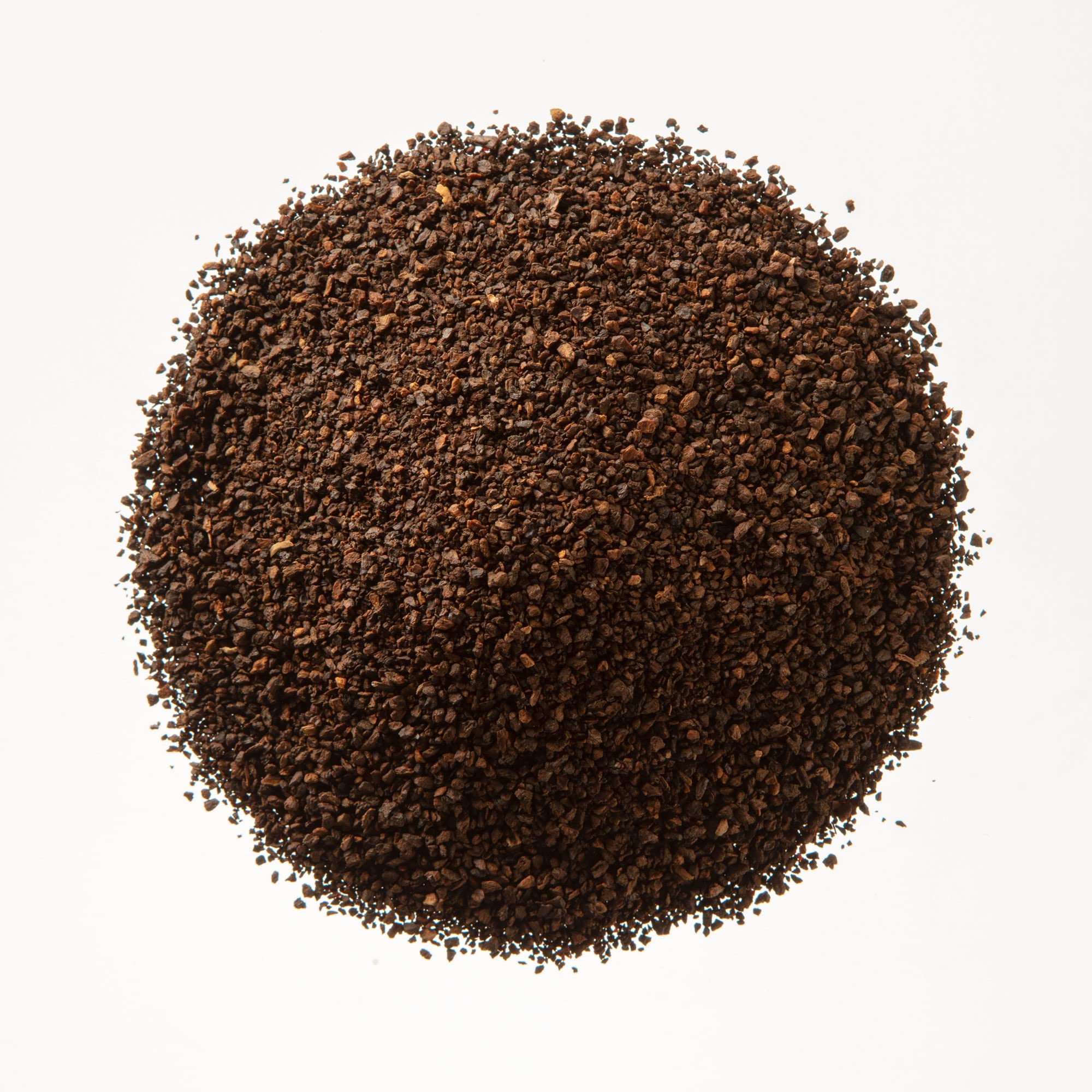 MONTEREY BAY HERB CO granules close-up revealing roasted texture and deep color for rich brew