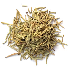MONTEREY BAY HERB CO close-up of needle-like rosemary leaves, highlights aroma retention