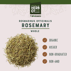 MONTEREY BAY HERB CO rosemary in a wooden spoon ready to season dishes, convenient portioning