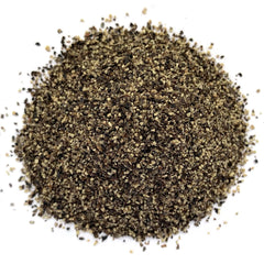 MONTEREY BAY HERB CO close-up of 16 mesh grind texture for robust flavor