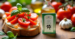 MONTINARO oil texture swirled in dish, showing rich unfiltered consistency and aroma