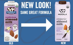 Mooala carton close-up with vanilla bean label and ingredient clarity