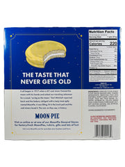 Moon Pie banana cross-section close-up showing marshmallow center and flavorful coating