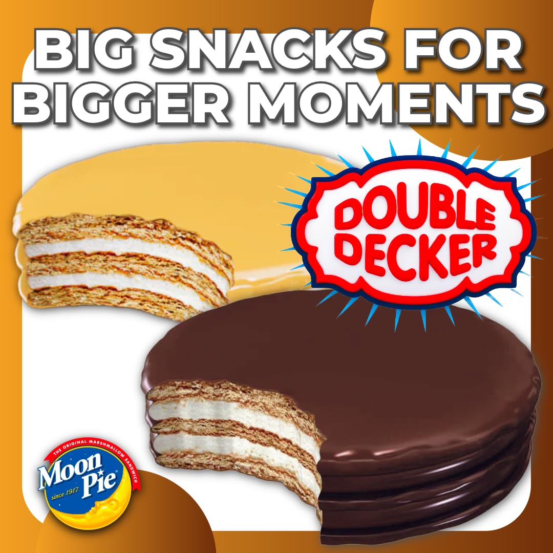 MoonPie on picnic table lifestyle shot showing brand and shareable snack convenience