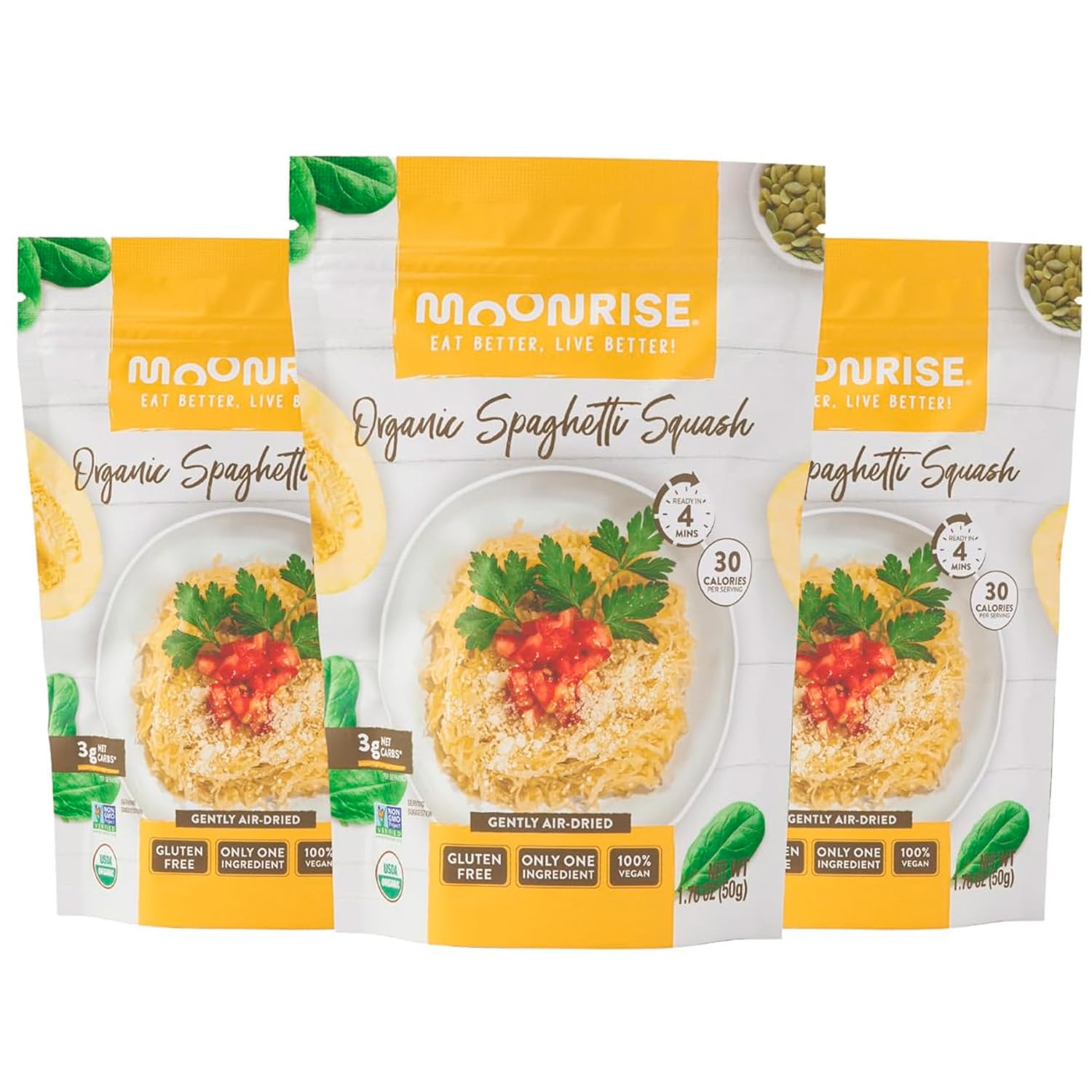 MOONRISE front packaging showing product benefits and serving suggestion