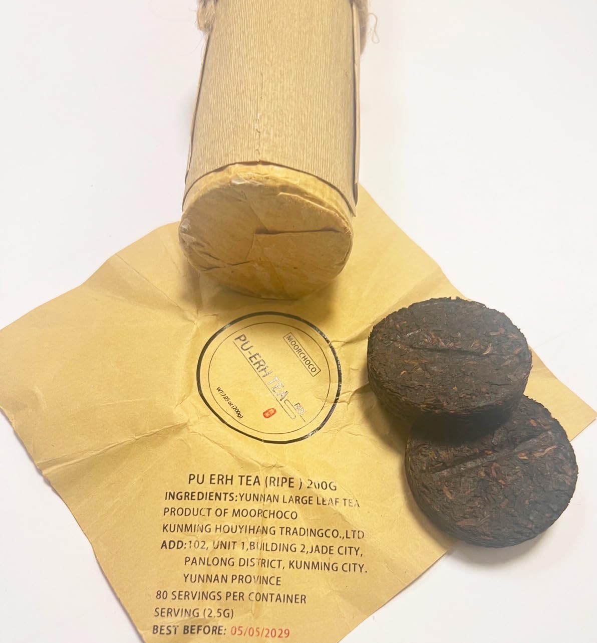 MOORCHOCO tea served on table in lifestyle scene for gifting and social brewing