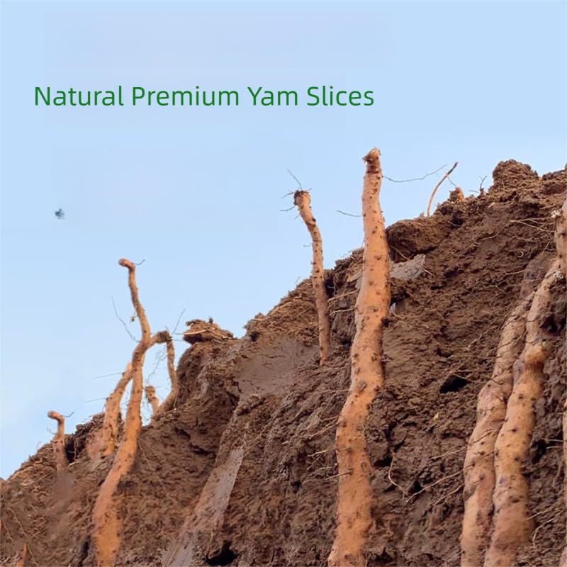 MOORCHOCO close-up of dried yam texture highlighting natural quality
