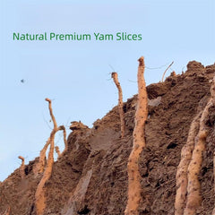MOORCHOCO close-up of dried yam texture highlighting natural quality